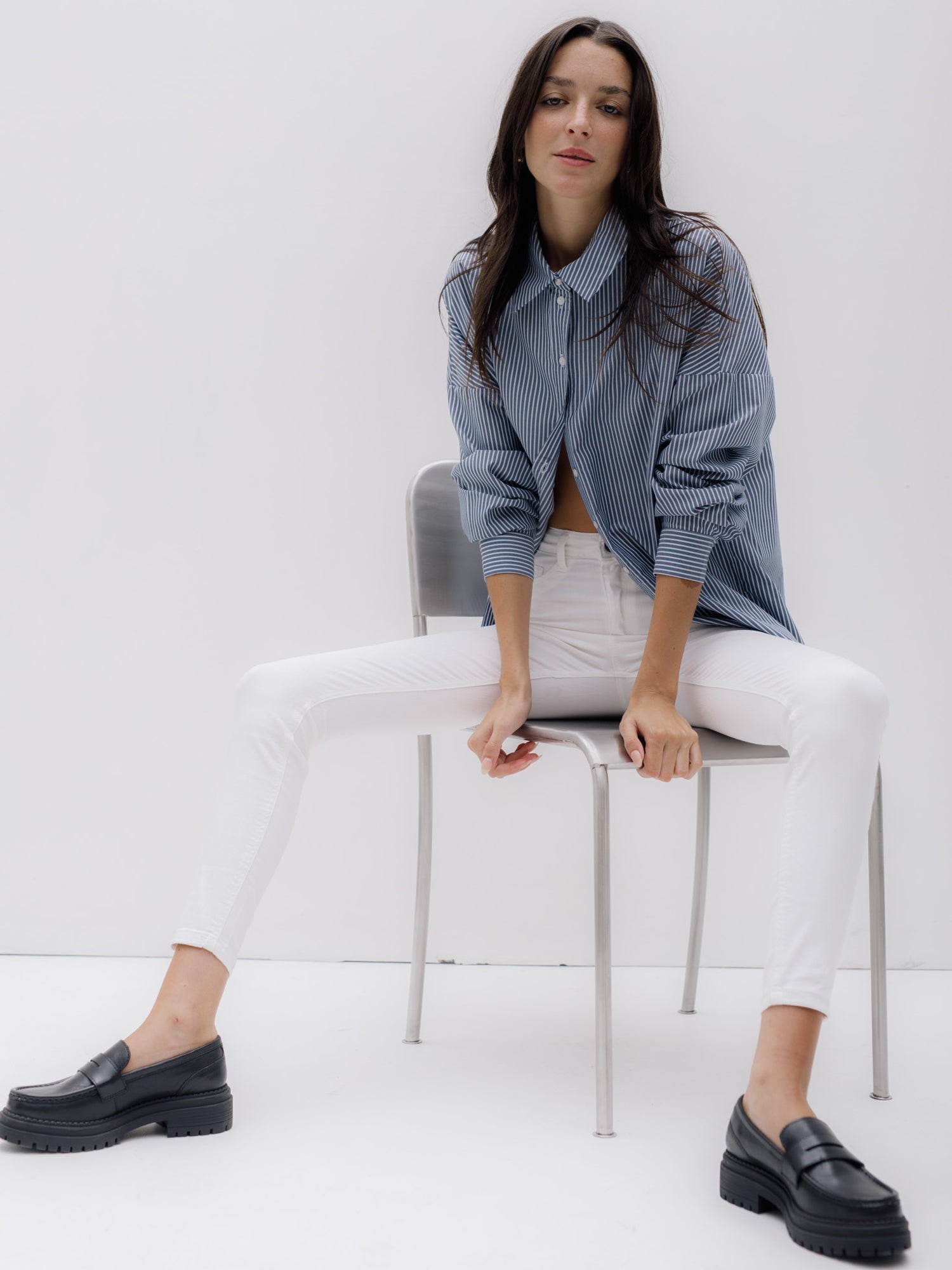 JEANS CALLIE SÚPER SKINNY - Bright White