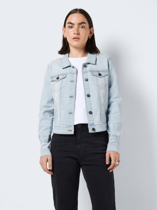 Product CHAQUETA DEBRA DENIM EFECTO LAVADO - Light Blue Denim - Image 1