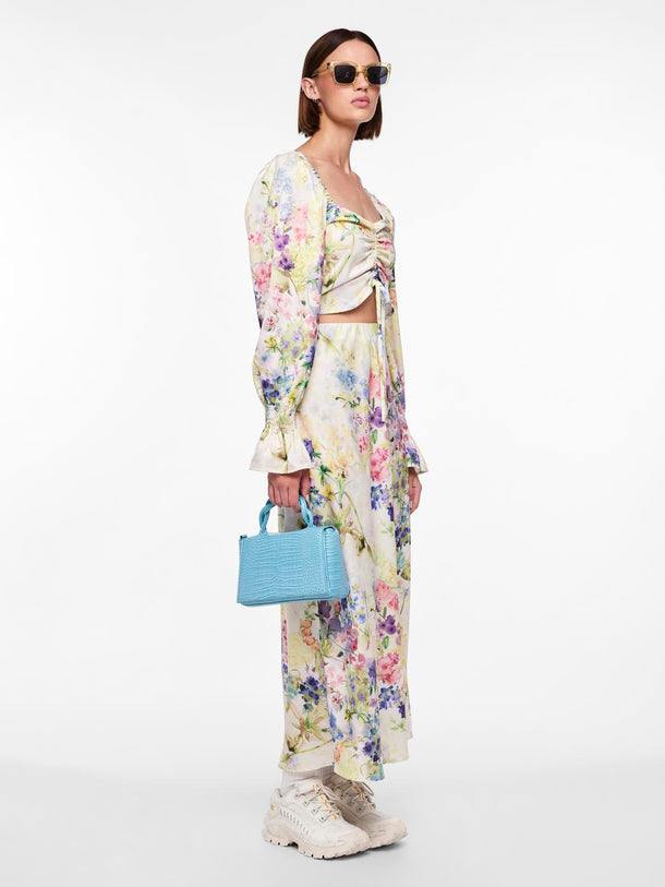 Product TOP MARI - Cloud Dancer AOP:FLOWERS - Image 7