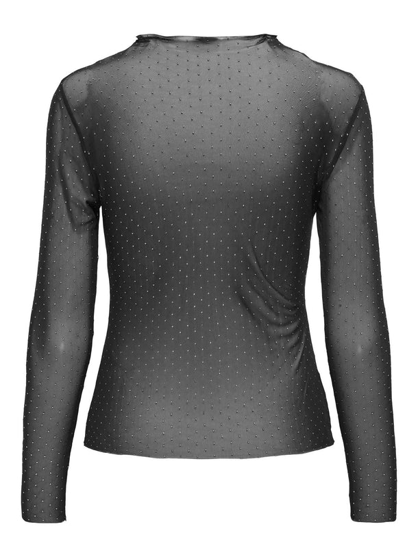 Product TOP ELSA - Black Detail:Silver studs - Image 2