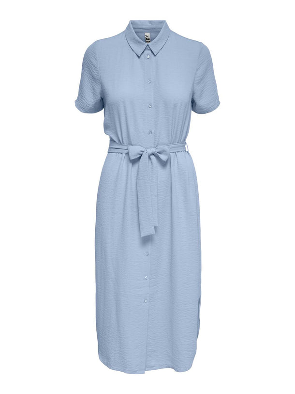 Product VESTIDO YRACHEL CAMISERO - Cashmere Blue - Image 3