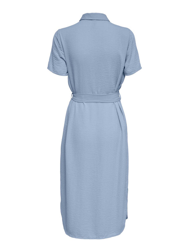 Product VESTIDO YRACHEL CAMISERO - Cashmere Blue - Image 4