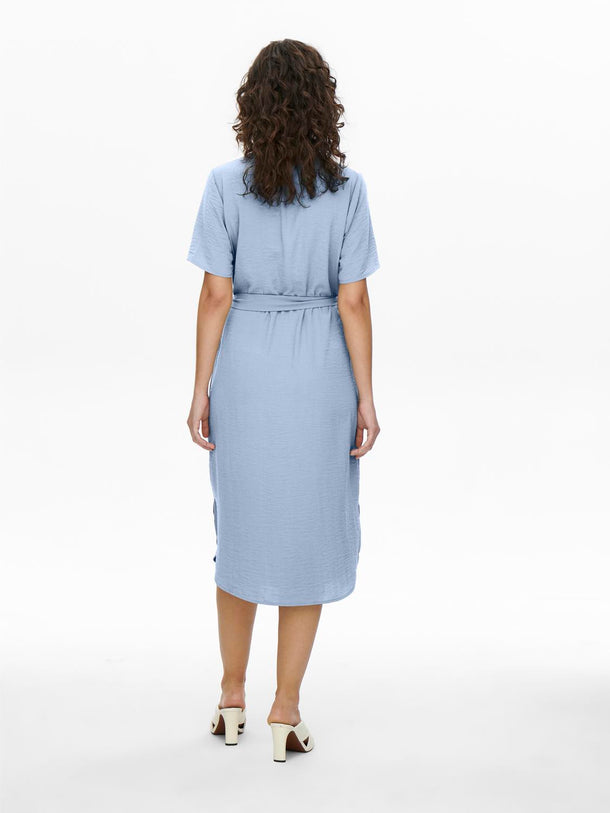 Product VESTIDO YRACHEL CAMISERO - Cashmere Blue - Image 2