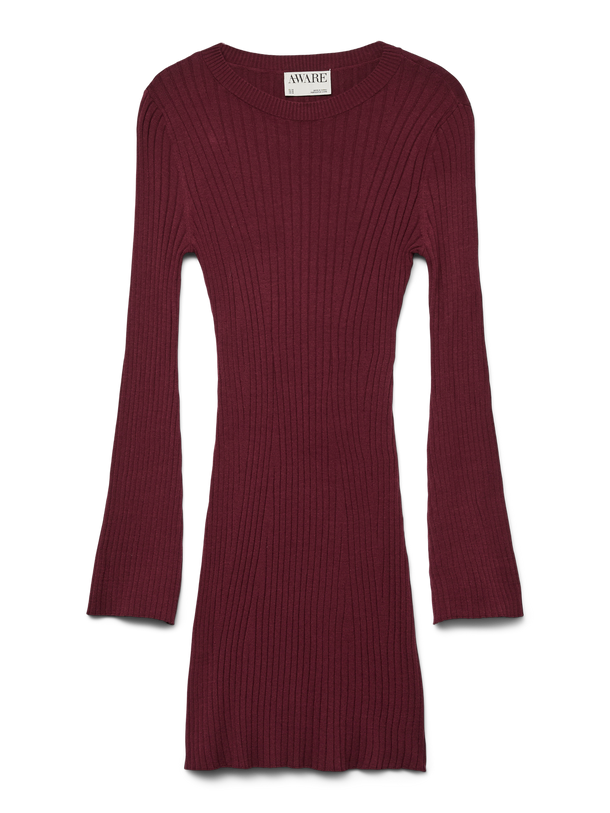 Product VESTIDO MIDI ACANALADO-Zinfandel - Image 4