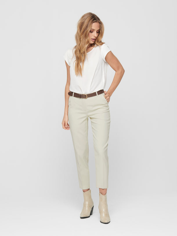 Product PANTALÓN VILDA CROPPED STRAIGHT - Whitecap Gray - Image 2