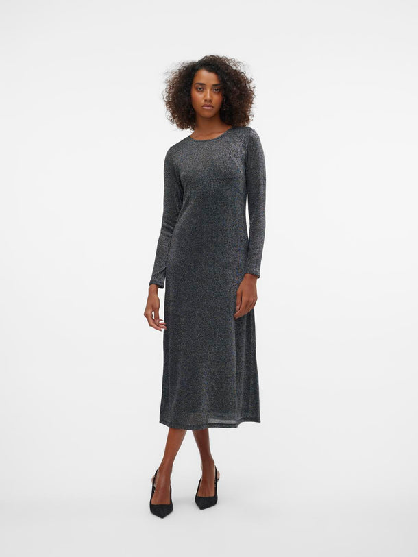 Product VESTIDO CASS - Black Detail:W. SILVER - Image 2