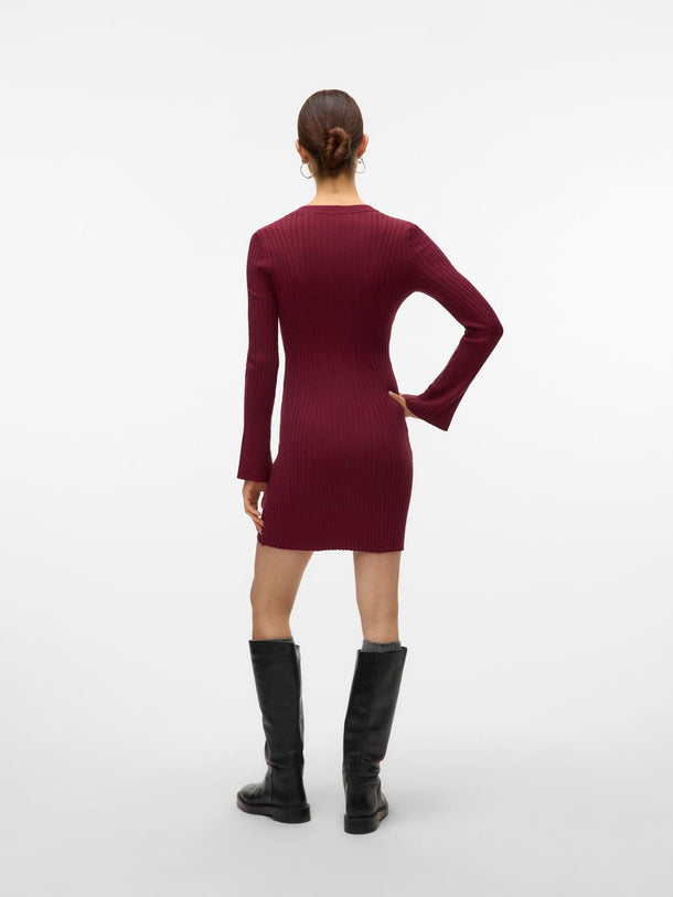 Product VESTIDO MIDI ACANALADO-Zinfandel - Image 3