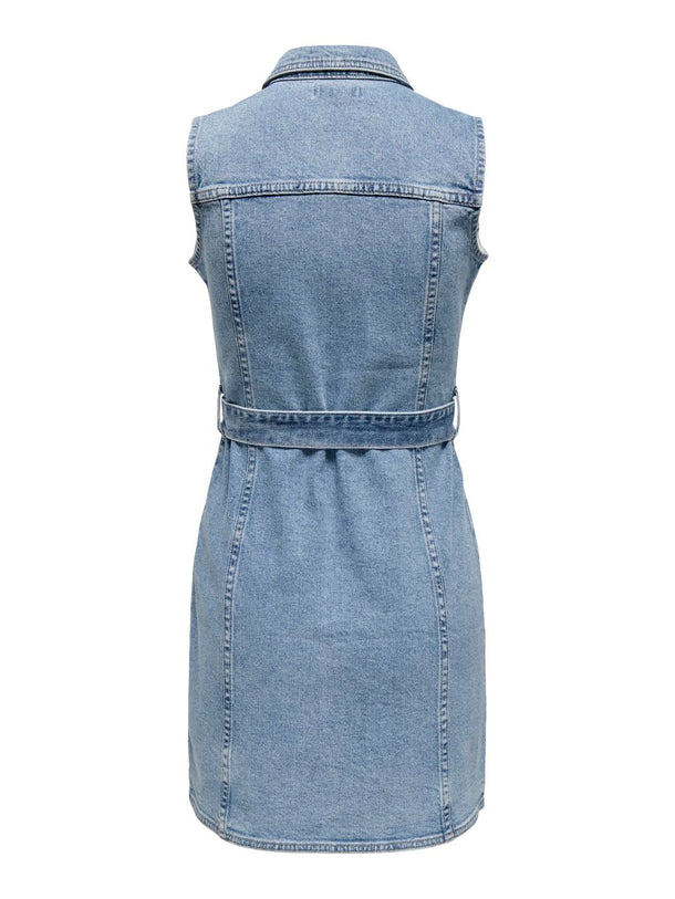 Product VESTIDO DENIM CAMISERO EMILY-Light Blue Denim - Image 5