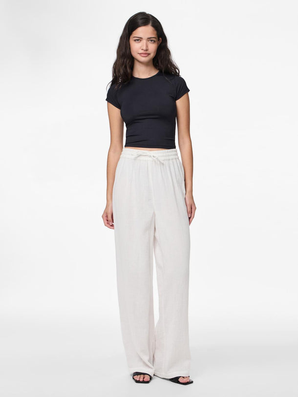 Product PANTALÓN WIDE TIRO ALTO TINA-Cloud Dancer - Image 4