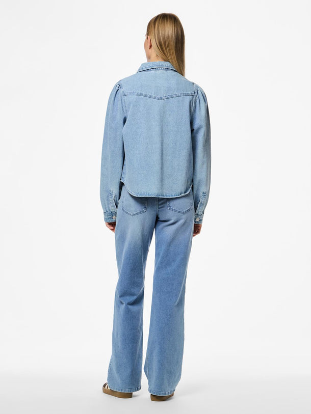 Product CAMISA SIKA - Light Blue Denim - Image 3