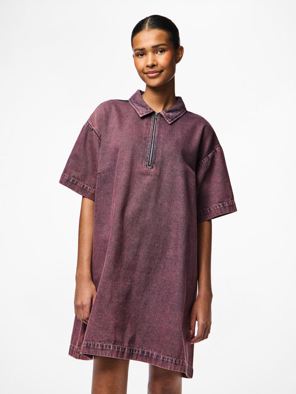 Product VESTIDO DRIA - Tawny Port Detail:WASHED - Image 2