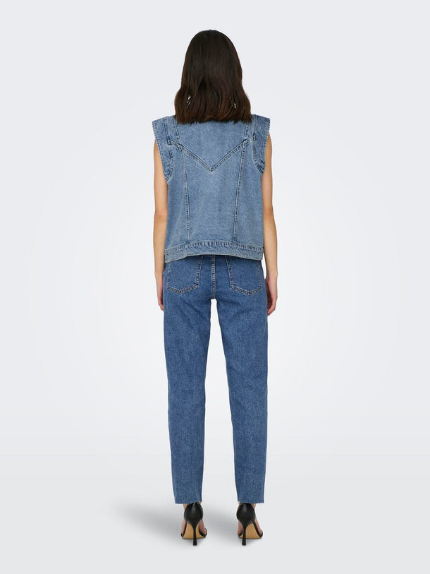 Product CHALECO KENNEDY - Medium Blue Denim - Image 3