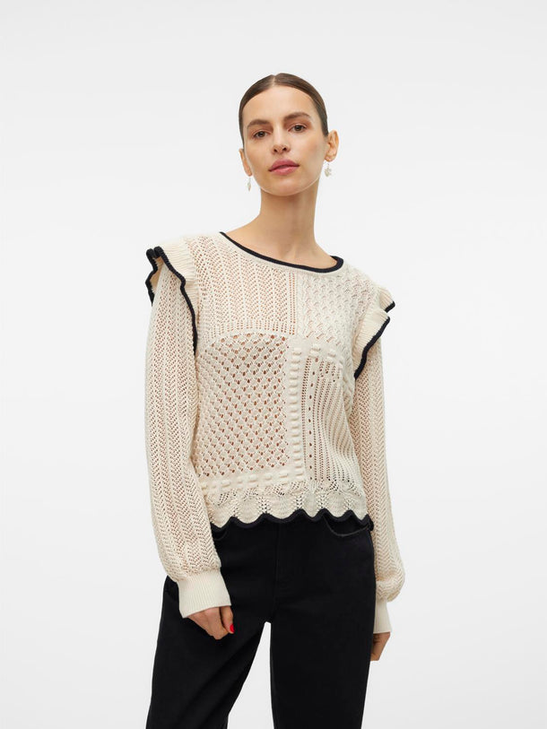 Product SWEATER MADELYN - Birch Detail:W. BLACK - Image 2
