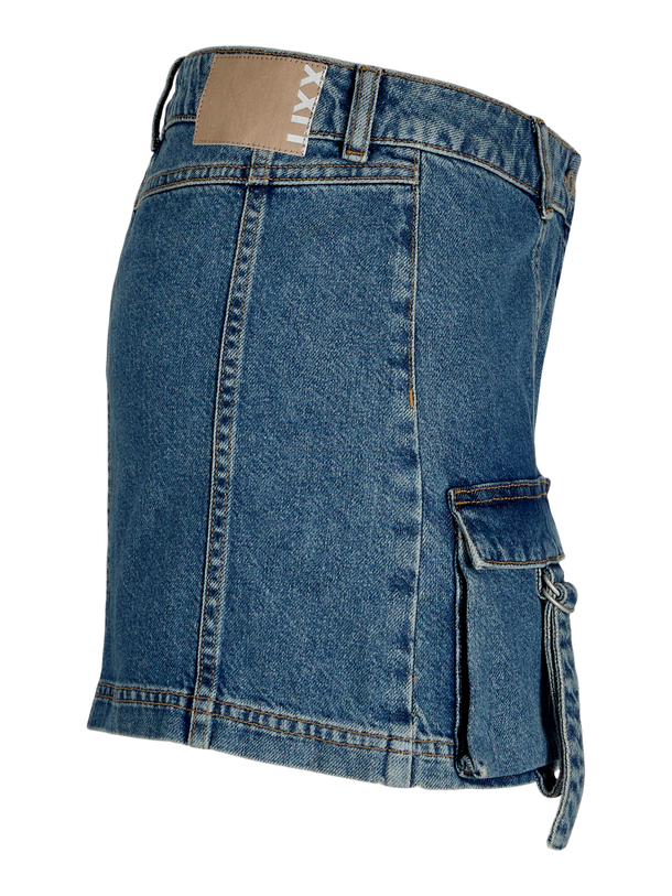 Product MINI FALDA CARGO DENIM CALIA-Medium Blue Denim - Image 3