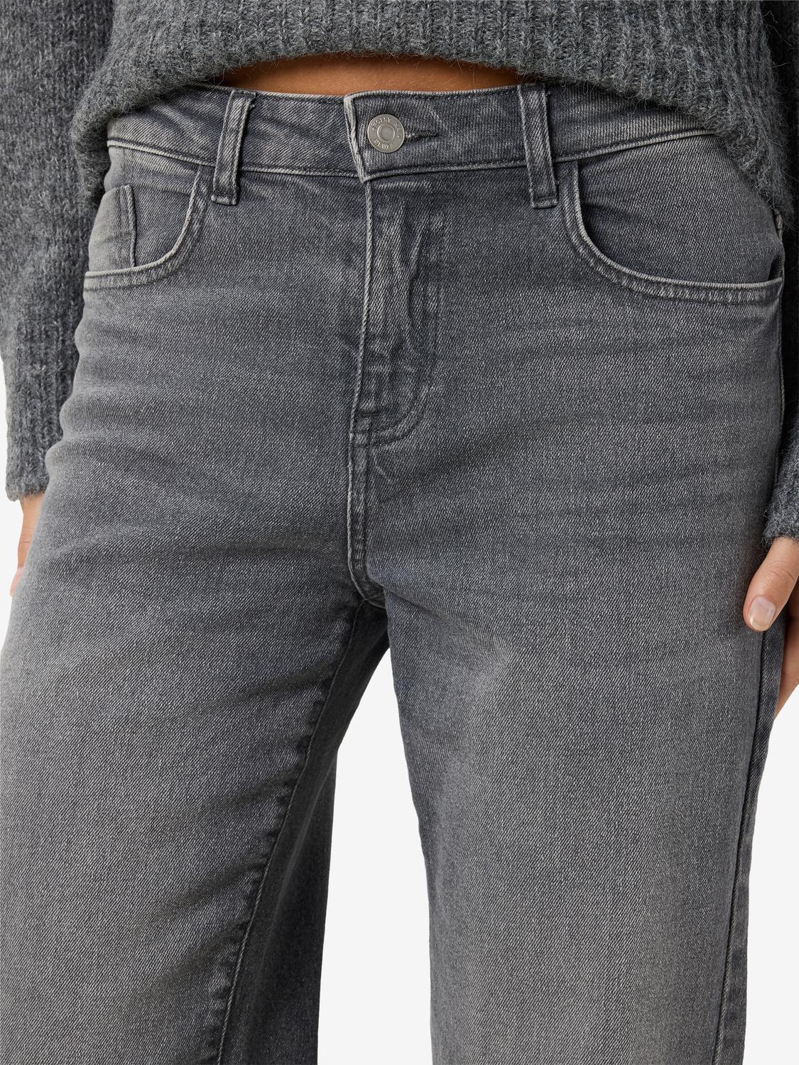 JEAN WIDE TIRO MEDIO YOLANDA - Dark Grey Denim
