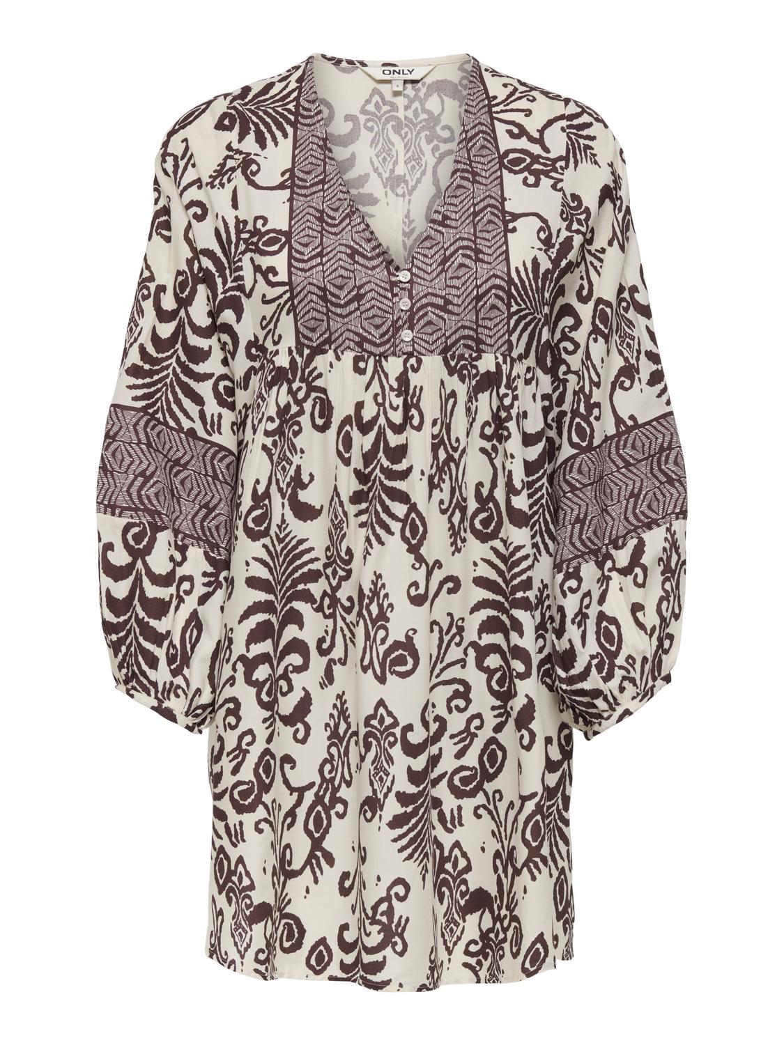 VESTIDO CORTO RICHIZA ESCOTE EN V - null