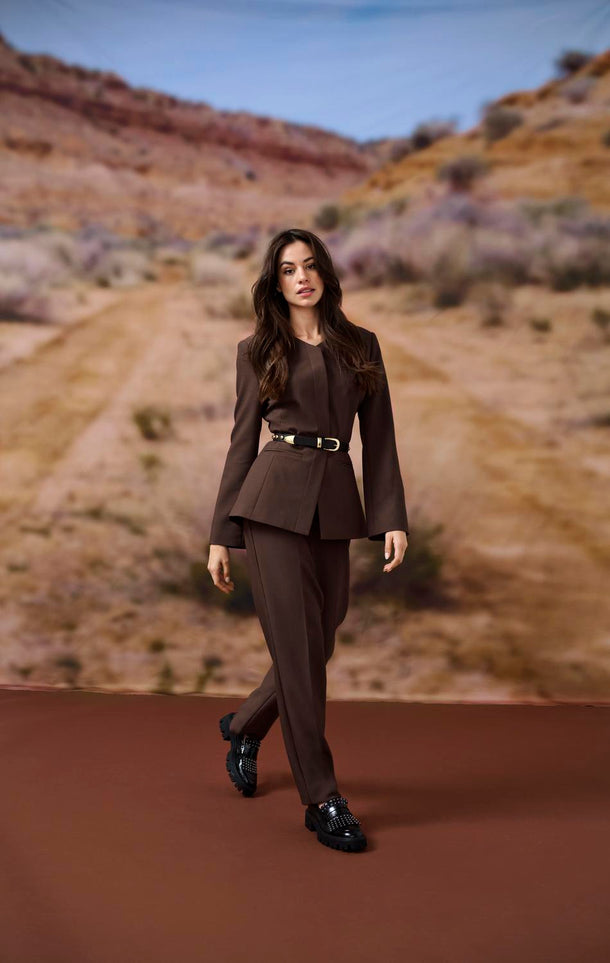 Product CINTURÓN CON TACHAS LUCA-Meteorite Detail:LIGHT GOLD - Image 1