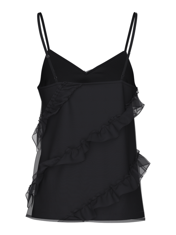 Product TOP VOLADOS FRILL-Black - Image 2