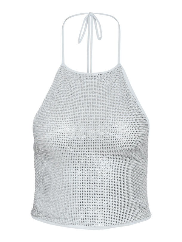Product TOP NICOLA - Silver Detail:SEQUINS - Image 4