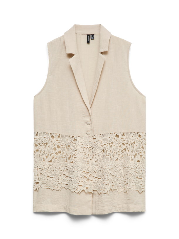 Product TOP SIN MANGAS AMIRA-Oatmeal - Image 3