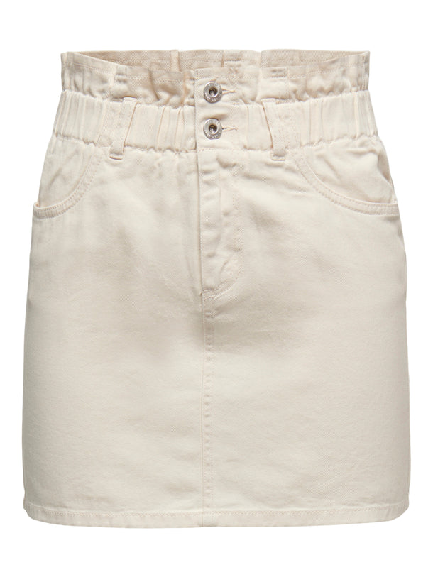 Product FALDA MILLIE DOBLE BOTÓN - Ecru - Image 4