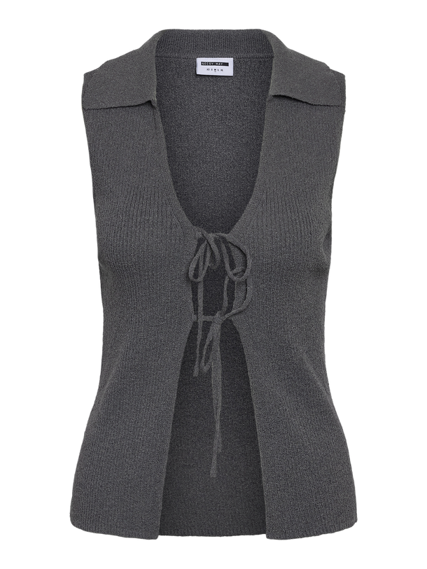 Product TOP TEJIDO CON LAZOS AYLIN-Charcoal Gray - Image 5