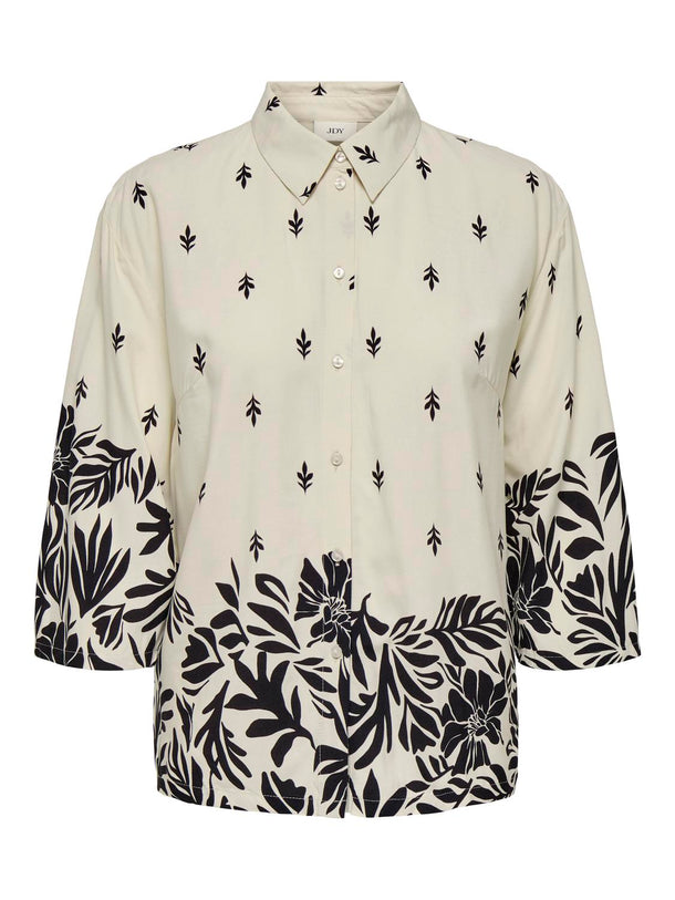 Product CAMISA MAGGIE - Sandshell AOP:BLACK ETHNIC - Image 4