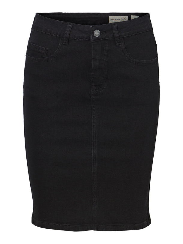 Product FALDA NINE DENIM TIRO ALTO - Black - Image 3