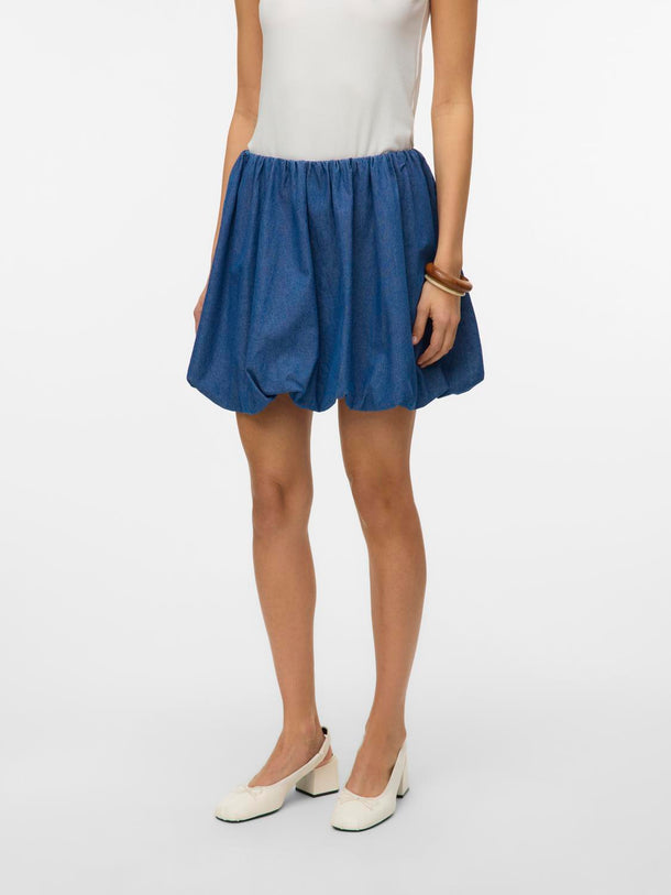 Product FALDA BALLOON DENIM DORA-Medium Blue Denim - Image 1