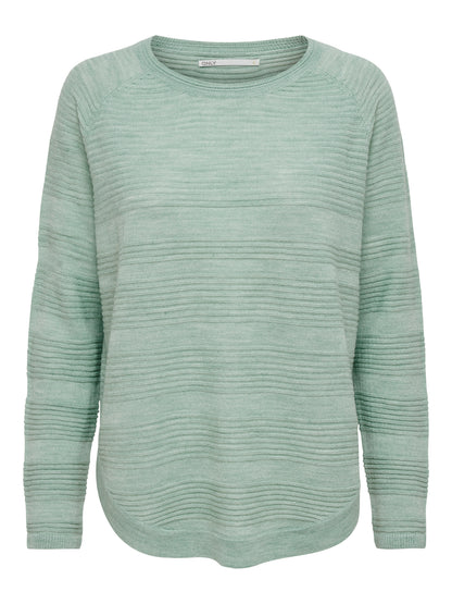 SWEATER TEJIDO ACANALADO CAVIAR-Ether