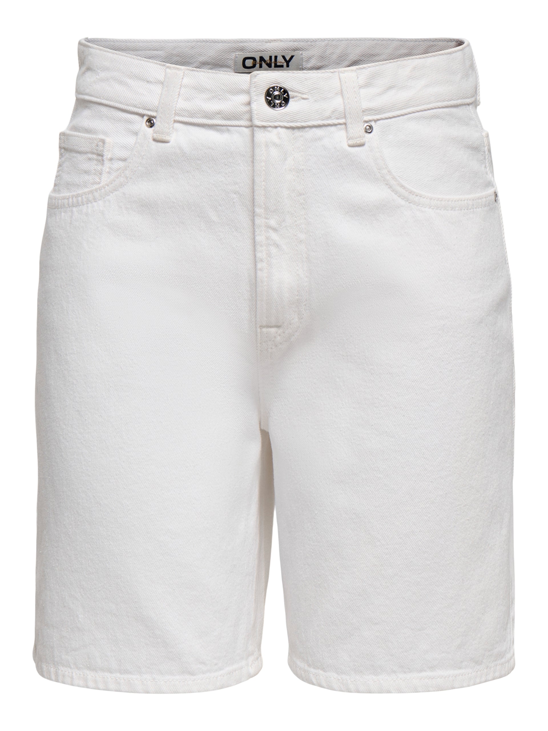 SHORT DENIM TIRO ALTO BILLIE-Bright White