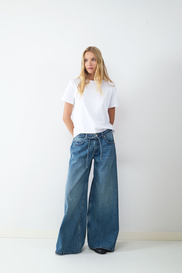 Product JEAN WIDE LEG BMK-Soft Denim - Image 2