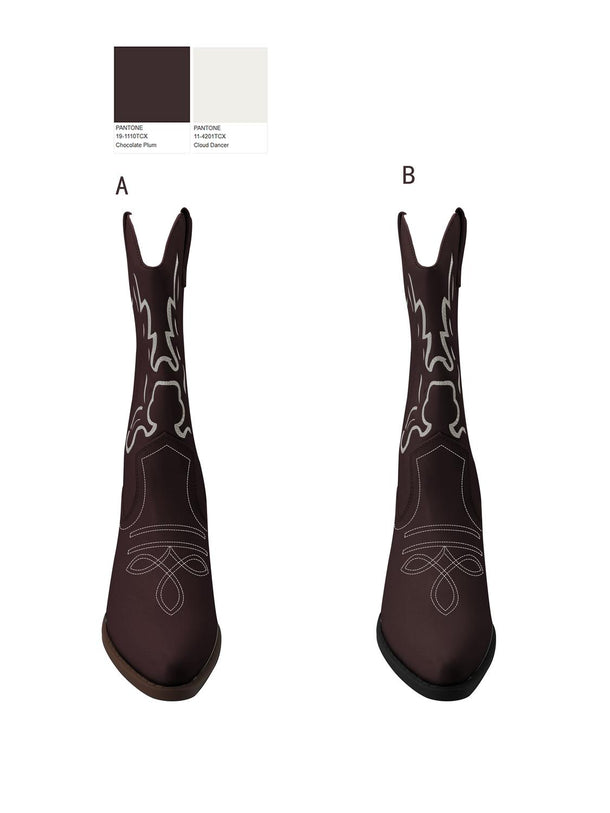 Product BOTA VILMA - Chocolate Plum Detail:Cloud Dancer - Image 2