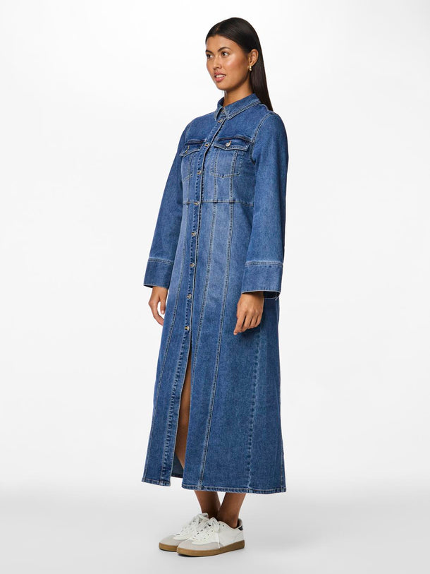 Product VESTIDO FEMME - Medium Blue Denim - Image 3