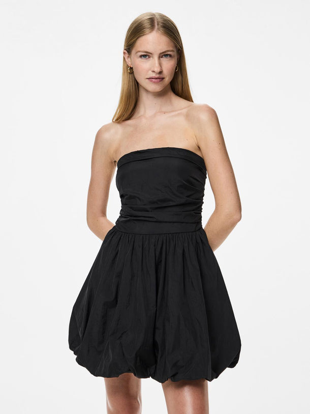 Product VESTIDO MINI STRAPLESS BALLOON ANNI-Black - Image 1