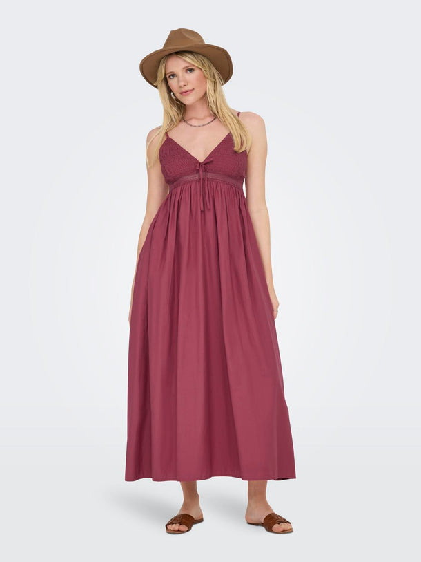 Product VESTIDO MAXI CON TIRAS AJUSTABLES BRIA-Earth Red - Image 1