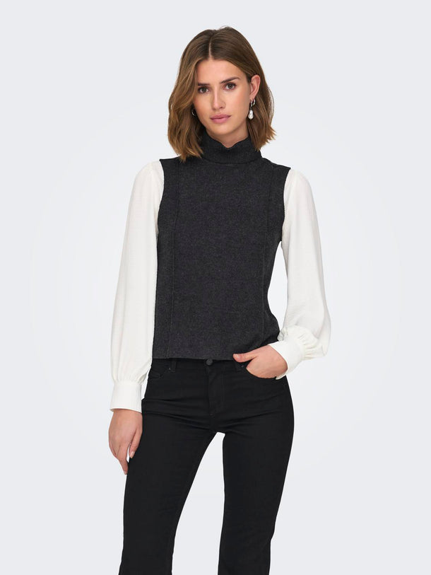 Product TOP MATTY - Dark Grey Melange - Image 2