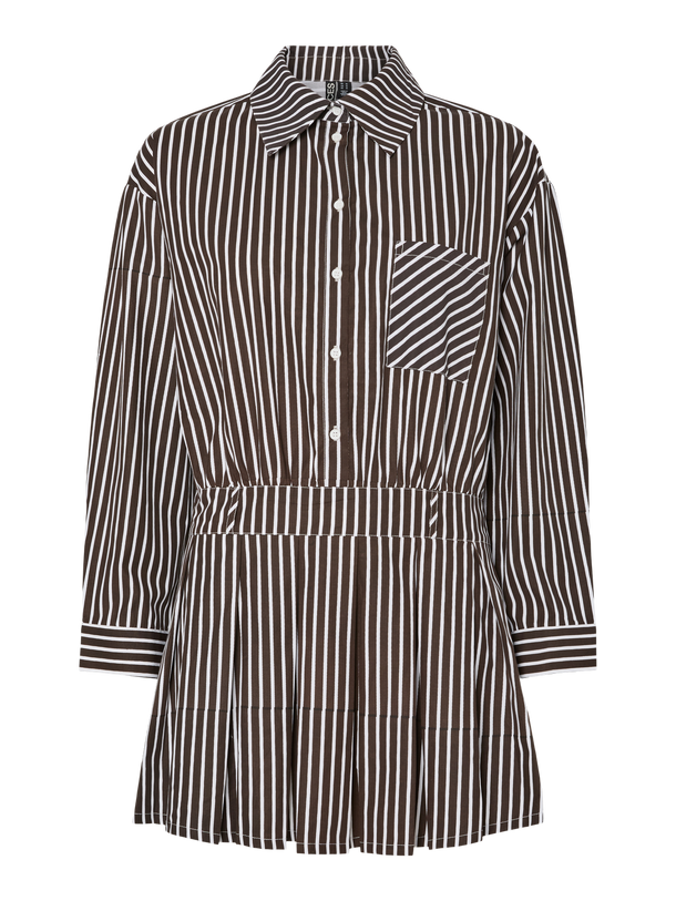 Product VESTIDO MINI RAYAS AIDA  - Delicioso Stripes:COCONUT MILK - Image 2
