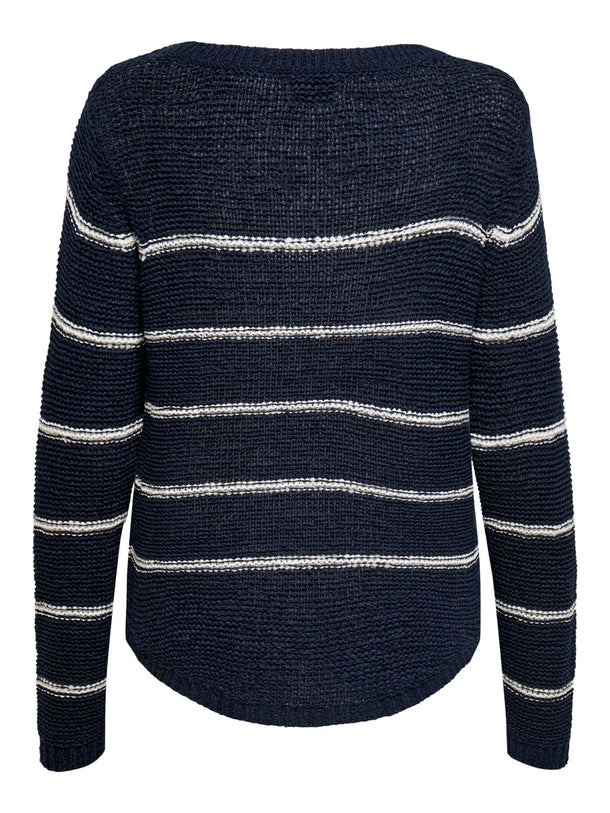 Product SWEATER MORE - Navy Blazer Stripes:CLOUD DANCER STRIPES - Image 2