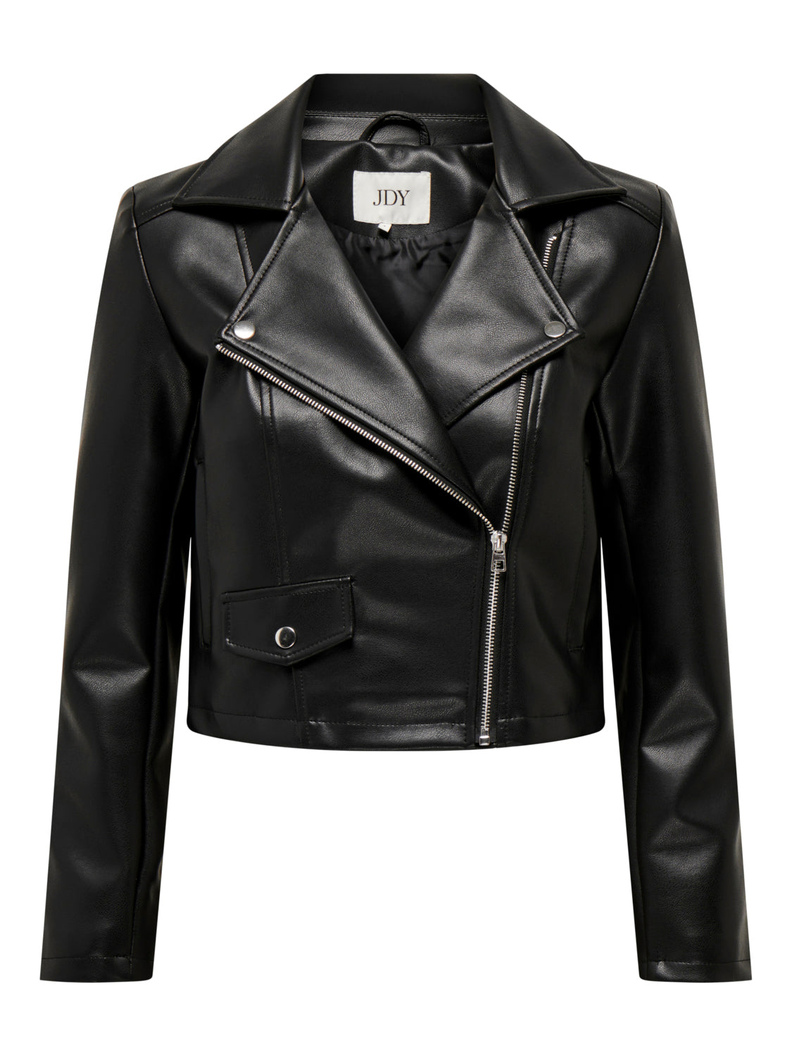 CHAQUETA BIKER EFECTO CUERO ETTA