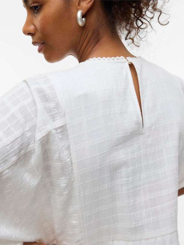 Product VESTIDO MAXI TEJIDO BERTINE-Snow White - Image 4