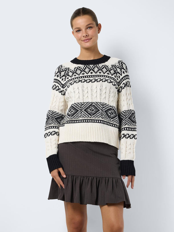 Product SWEATER NOR - Black Pattern:EGGNOG - Image 6
