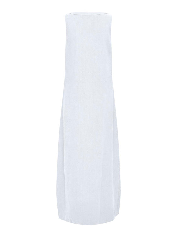 Product VESTIDO MAXI LINO SAY-Bright White - Image 2