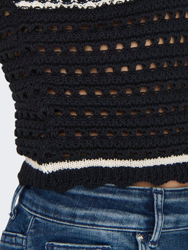 Product TOP MINNIE TEJIDO - Black Detail:BIRCH - Image 7