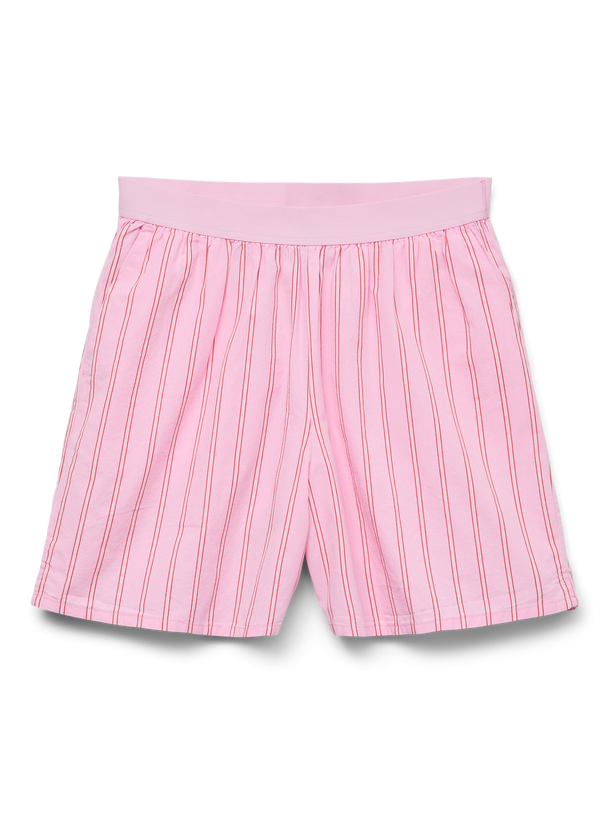 Product SHORT RAYAS ARLO-Bonbon Stripes:Fiery red/cloud dancer - Image 4