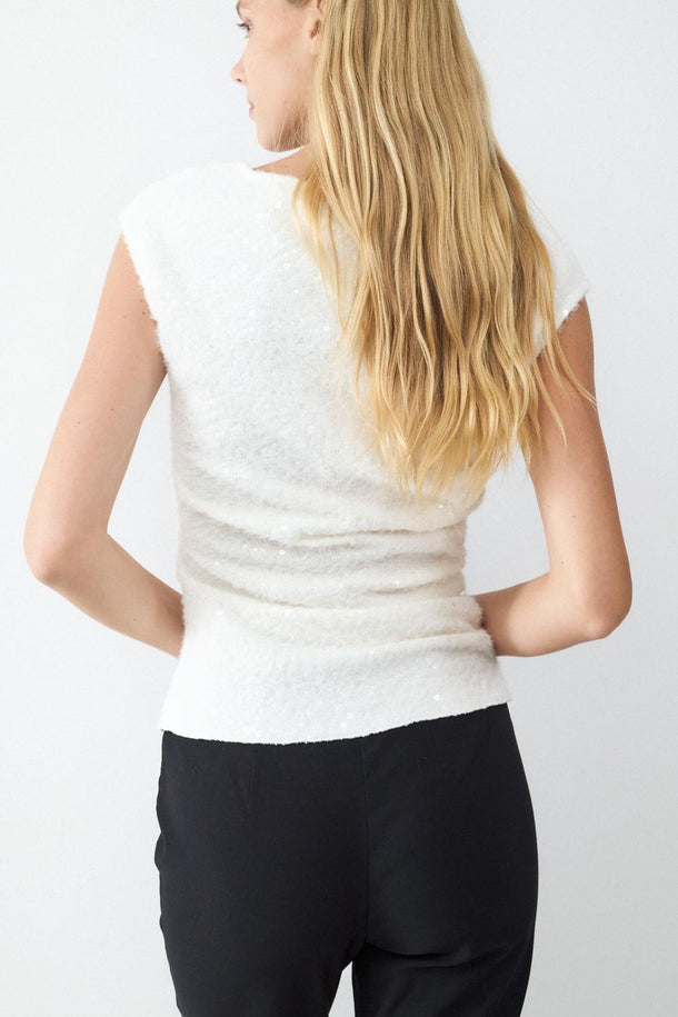 Product TOP LENTEJUELAS BMK-Cannoli Cream - Image 3