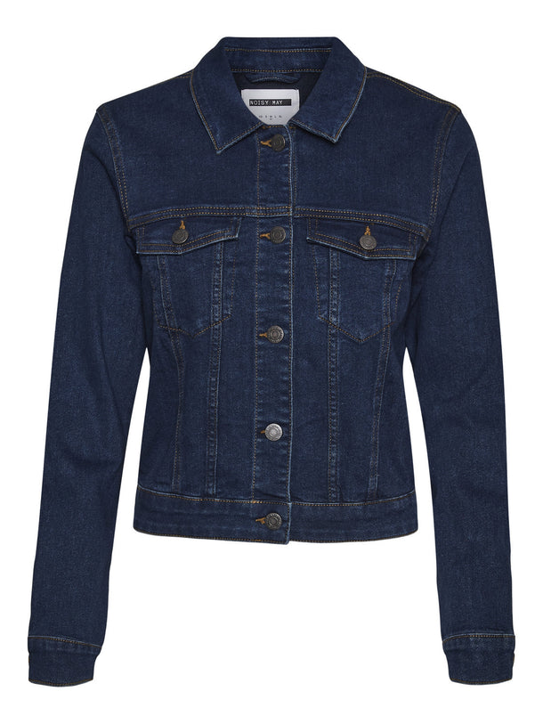 Product CHAQUETA DEBRA DENIM REGULAR FIT - Dark Blue Denim Detail:VI272DB - Image 1