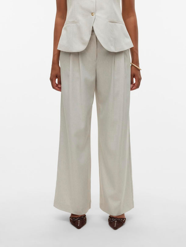 Product PANTALÓN SASTRERO LINO MIKELA-Birch Detail:MELANGE AS SAMPLE - Image 2