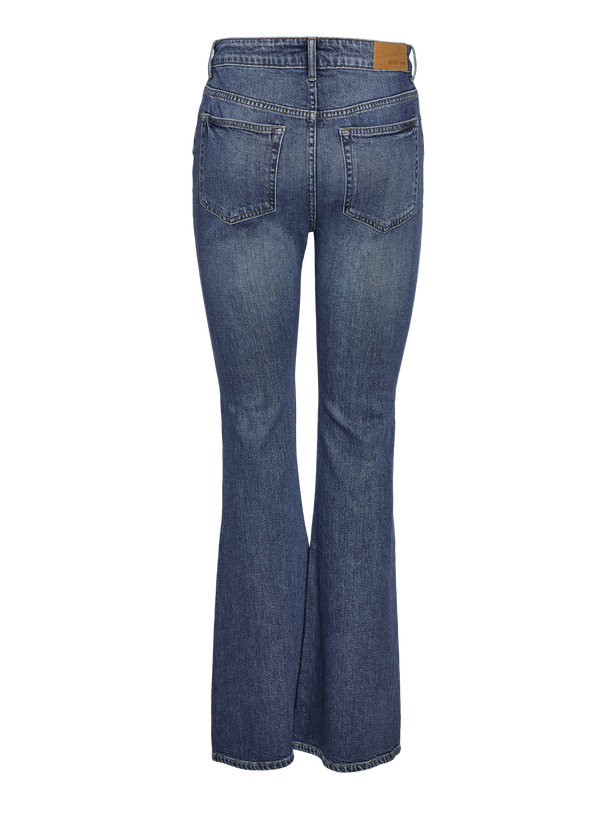 Product JEAN FLARE TIRO ALTO KAREEN-Medium Blue Denim - Image 6