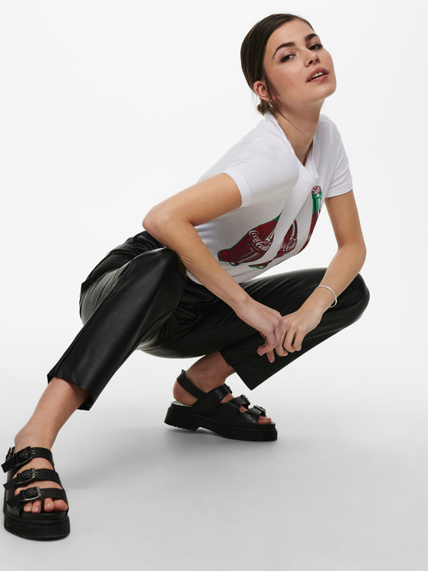 Product PANTALÓN EMILY EFECTO PIEL - Black - Image 3